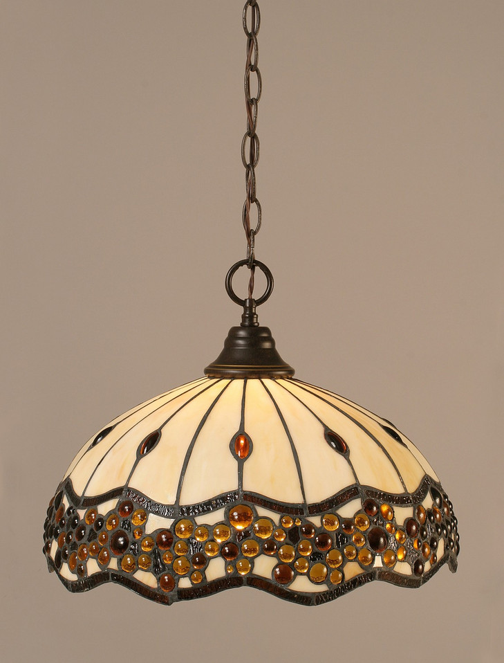 Toltec Lighting - 10-DG-997 - One Light Pendant - Any - Dark Granite