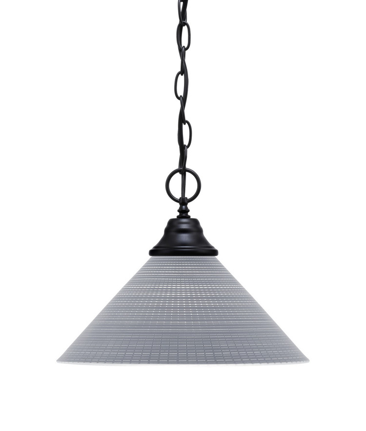 Toltec Lighting - 10-MB-4002 - One Light Pendant - Chain - Matte Black
