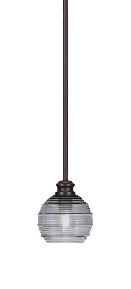 Toltec Lighting - 1151-ES-5112 - One Light Mini Pendant - Edge - Espresso