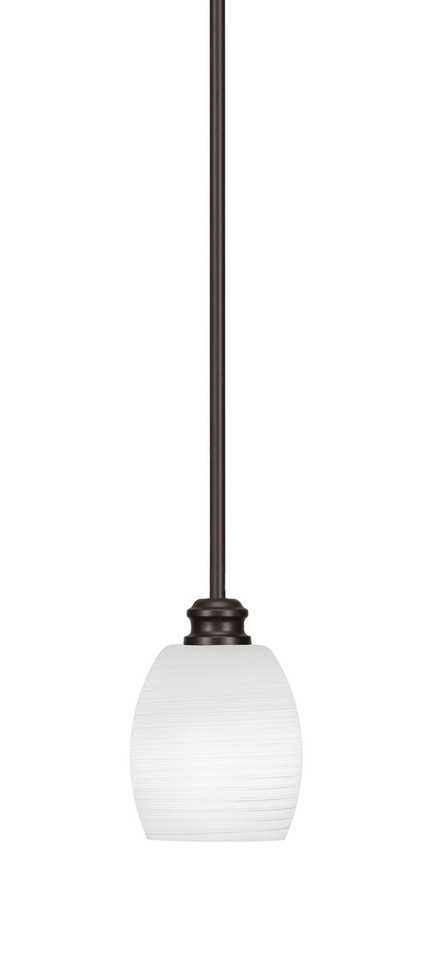 Toltec Lighting - 1151-ES-615 - One Light Mini Pendant - Edge - Espresso