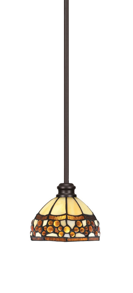 Toltec Lighting - 1151-ES-9975 - One Light Mini Pendant - Edge - Espresso