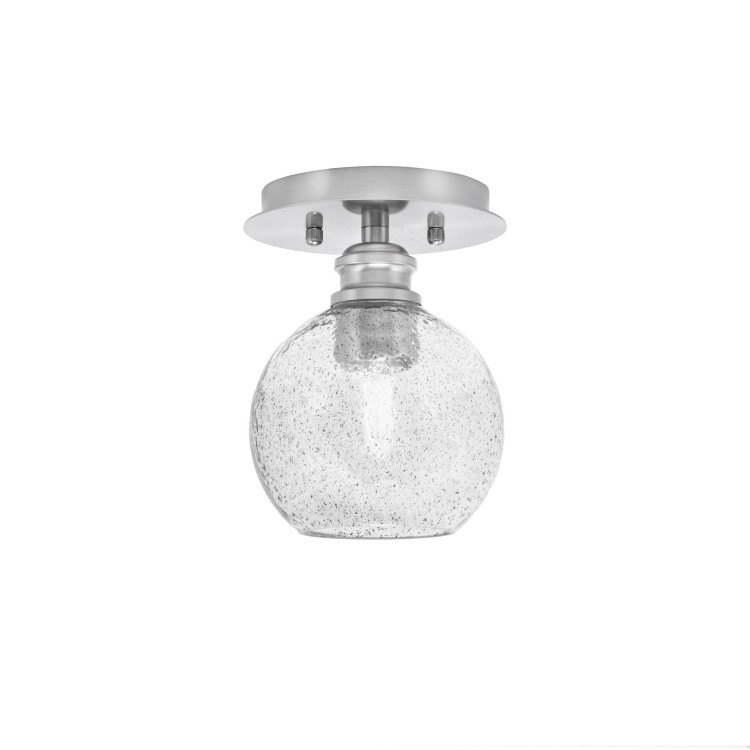 Toltec Lighting - 1160-BN-4102 - One Light Semi-Flush Mount - Edge - Brushed Nickel