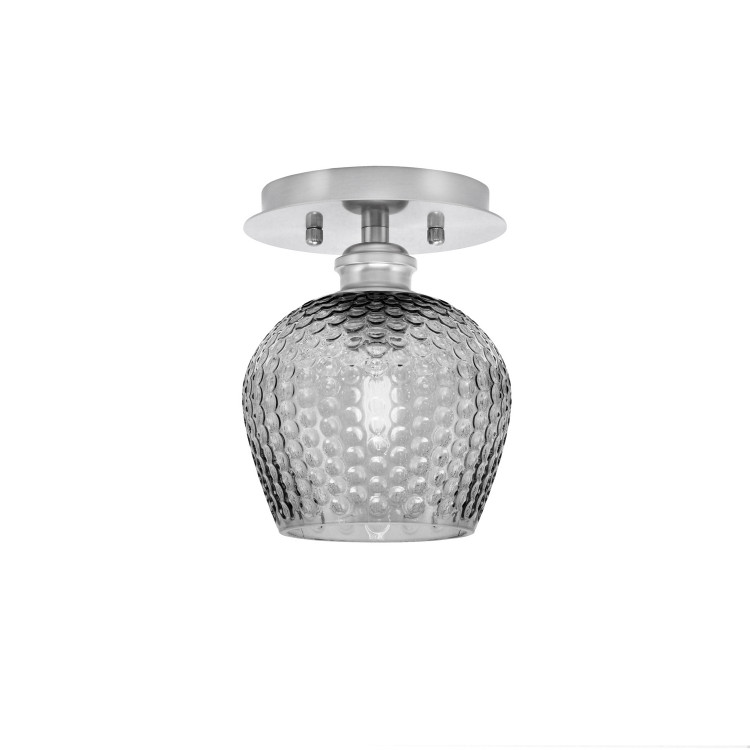 Toltec Lighting - 1160-BN-4602 - One Light Semi-Flush Mount - Edge - Brushed Nickel