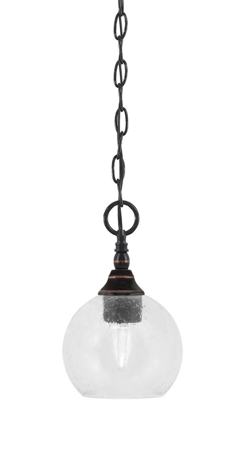 Toltec Lighting - 11-BC-4100 - One Light Mini Pendant - Chain - Black Copper