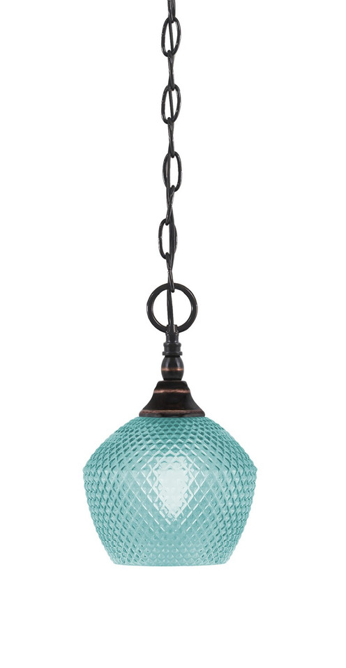 Toltec Lighting - 11-BC-4625 - One Light Mini Pendant - Chain - Black Copper