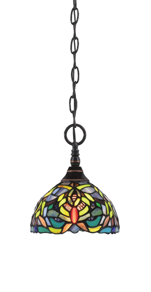 Toltec Lighting - 11-BC-9905 - One Light Mini Pendant - Chain - Black Copper