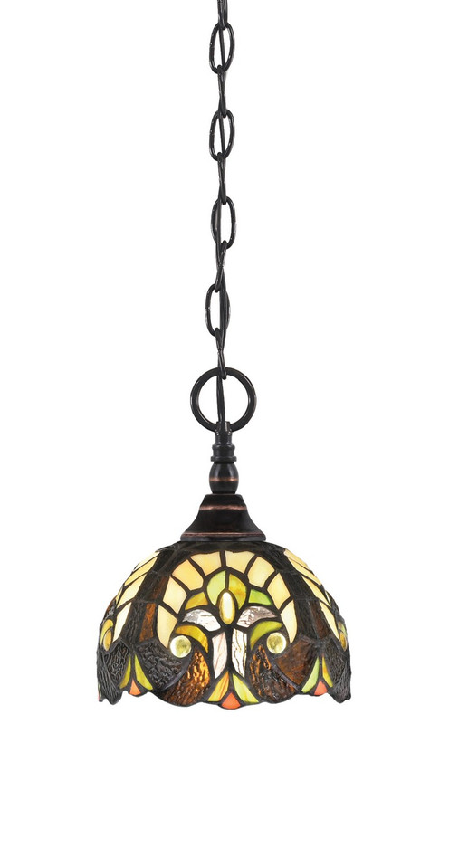 Toltec Lighting - 11-BC-9945 - One Light Mini Pendant - Chain - Black Copper