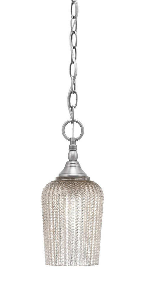 Toltec Lighting - 11-BN-4253 - One Light Mini Pendant - Chain - Brushed Nickel