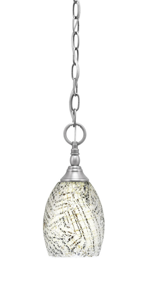 Toltec Lighting - 11-BN-5054 - One Light Mini Pendant - Chain - Brushed Nickel