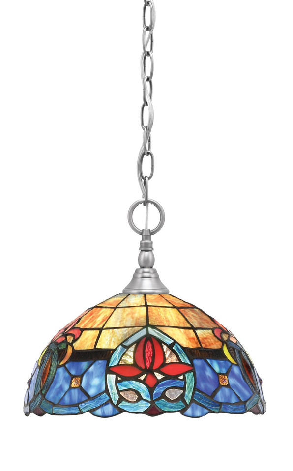 Toltec Lighting - 11-BN-9359 - One Light Mini Pendant - Chain - Brushed Nickel