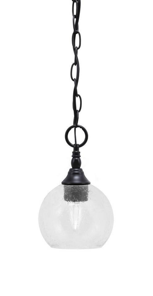 Toltec Lighting - 11-MB-4100 - One Light Mini Pendant - Chain - Matte Black