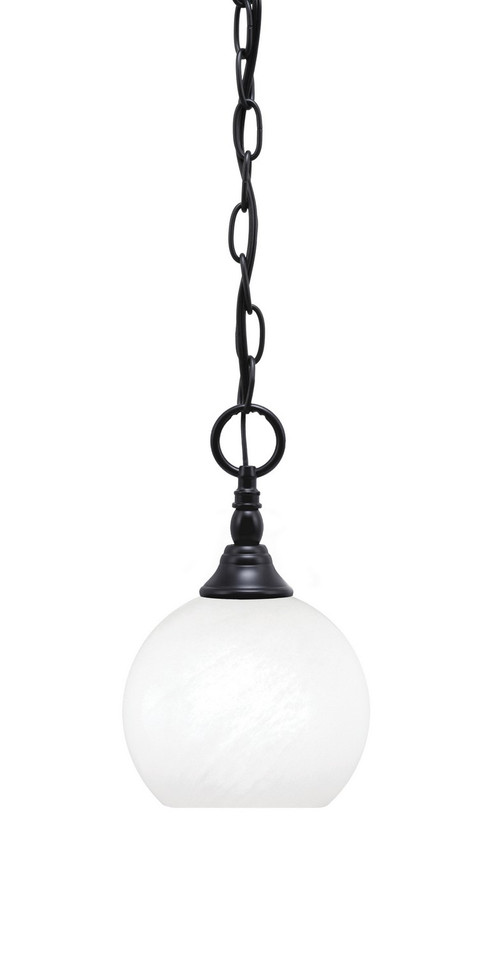 Toltec Lighting - 11-MB-4101 - One Light Mini Pendant - Chain - Matte Black