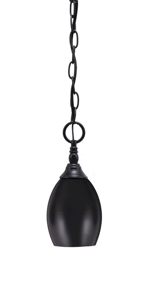 Toltec Lighting - 11-MB-426-MB - One Light Mini Pendant - Chain - Matte Black
