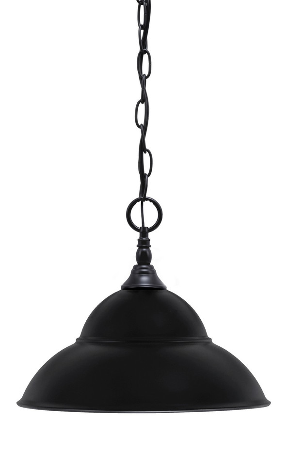Toltec Lighting - 11-MB-428-MB - One Light Mini Pendant - Chain - Matte Black