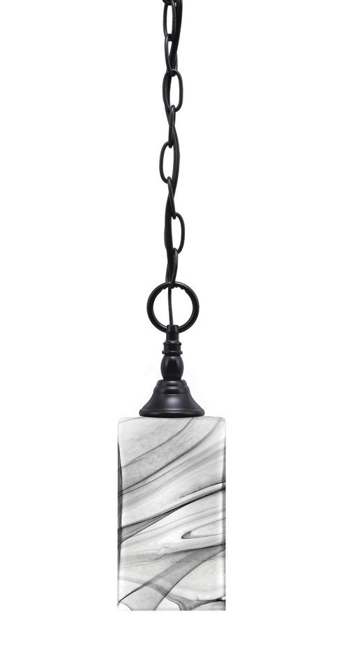 Toltec Lighting - 11-MB-549 - One Light Mini Pendant - Chain - Matte Black