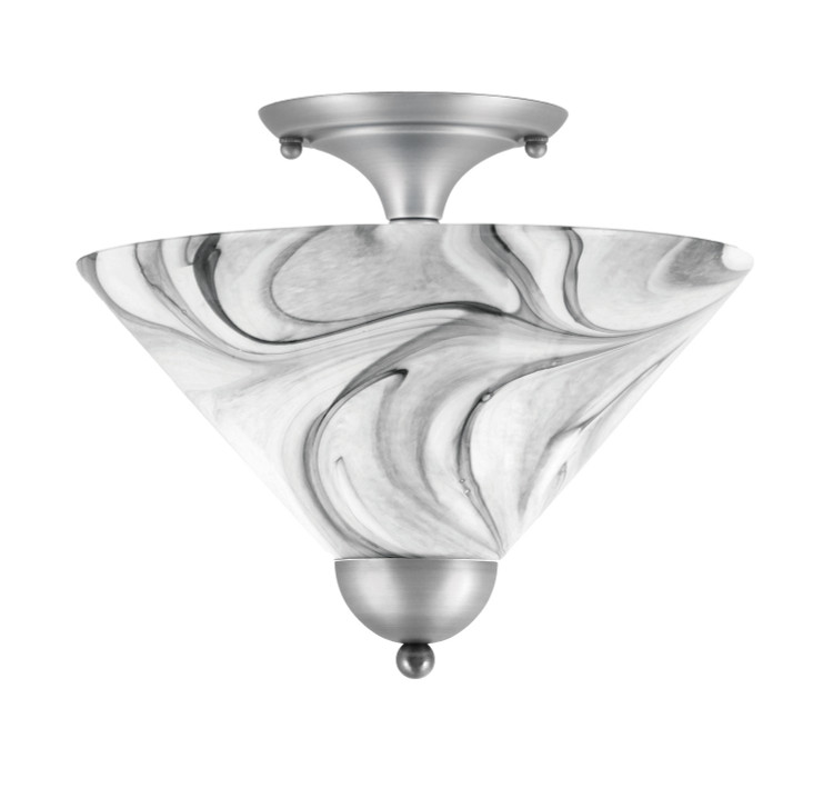 Toltec Lighting - 120-BN-2129 - Two Light Semi-Flush Mount - Semi-Flushes - Brushed Nickel