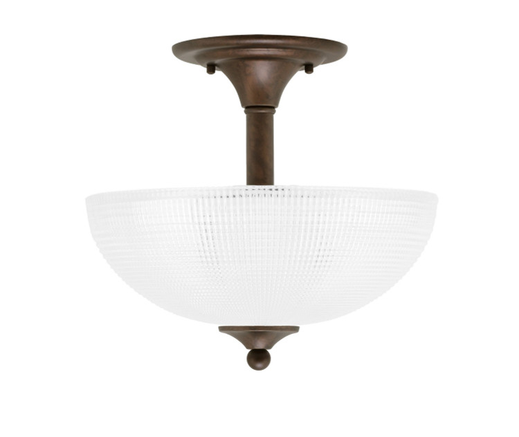 Toltec Lighting - 121-BRZ-540 - Two Light Semi-Flush Mount - Semi-Flushes - Bronze