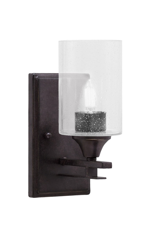 Toltec Lighting - 131-DG-300 - One Light Wall Sconce - Uptowne - Dark Granite