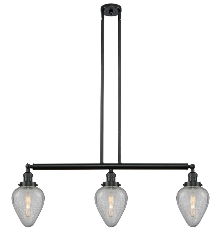 Innovations - 213-BK-G165-LED - LED Island Pendant - Franklin Restoration - Matte Black
