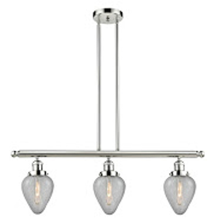 Innovations - 213-PN-G165 - Three Light Island Pendant - Franklin Restoration - Polished Nickel