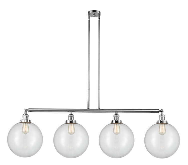 Innovations - 214-PC-G202-12-LED - LED Island Pendant - Franklin Restoration - Polished Chrome