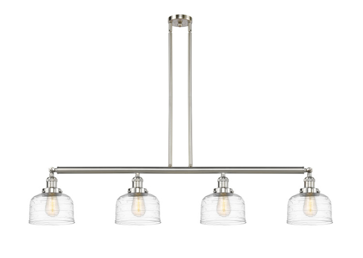 Innovations - 214-SN-G713 - Four Light Island Pendant - Franklin Restoration - Brushed Satin Nickel
