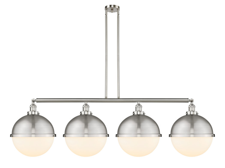 Innovations - 214-SN-HFS-121-SN-LED - LED Island Pendant - Franklin Restoration - Brushed Satin Nickel