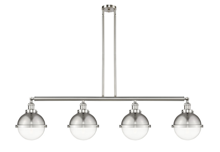 Innovations - 214-SN-HFS-82-SN - Four Light Island Pendant - Franklin Restoration - Brushed Satin Nickel