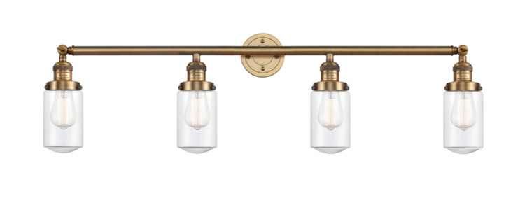 Innovations - 215-BB-G312 - Four Light Bath Vanity - Franklin Restoration - Brushed Brass