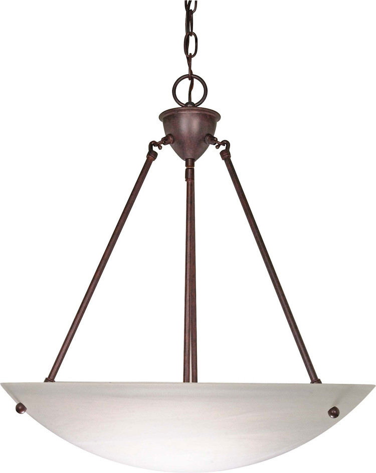 Nuvo Lighting - 60-371 - Three Light Pendant - Pendants Old Bronze - Old Bronze Nuvo Lighting - 60-371 - Three Light Pendant - Pendants Old Bronze - Old Bronze