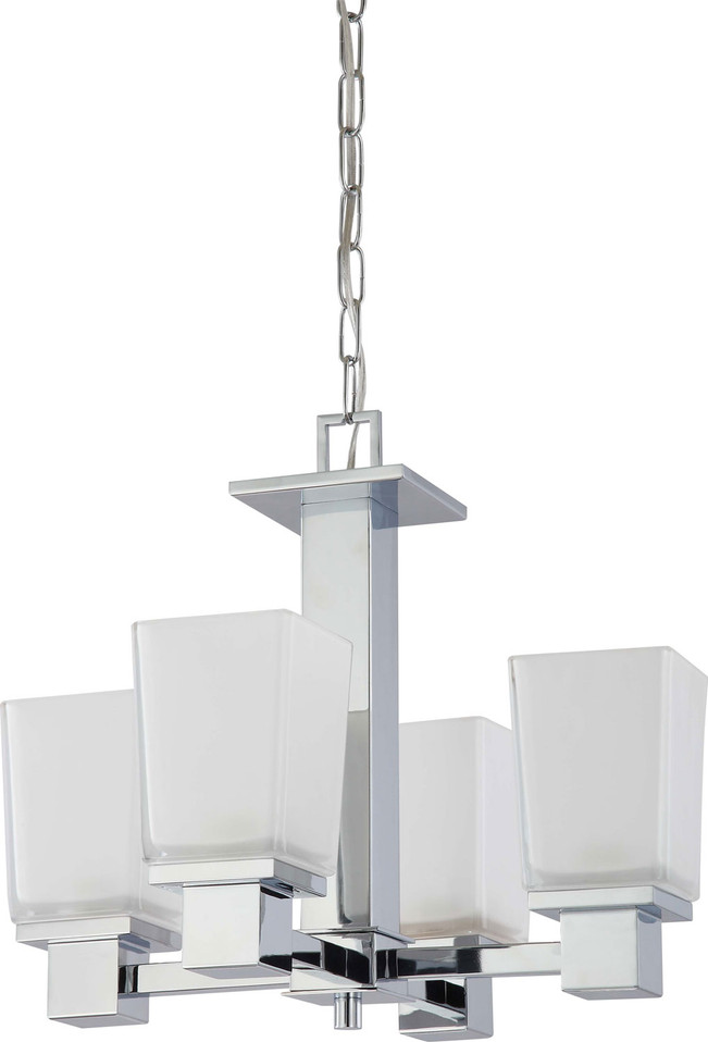 Nuvo Lighting - 60-4005 - Four Light Chandelier - Parker - Polished Chrome Nuvo Lighting - 60-4005 - Four Light Chandelier - Parker - Polished Chrome