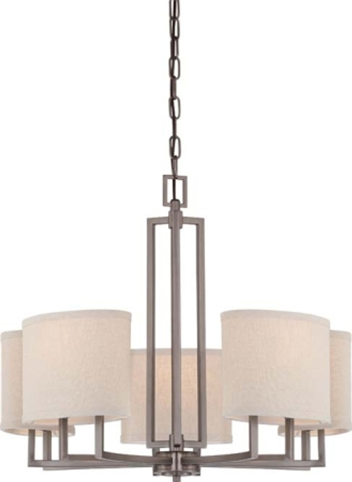 Nuvo Lighting - 60-4855 - Five Light Chandelier - Gemini - Hazel Bronze