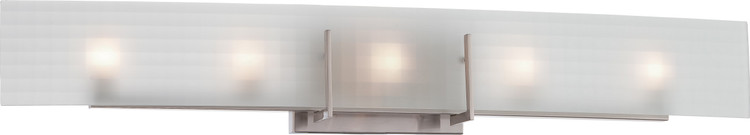Nuvo Lighting - 60-5188 - Five Light Vanity - Yogi - Brushed Nickel