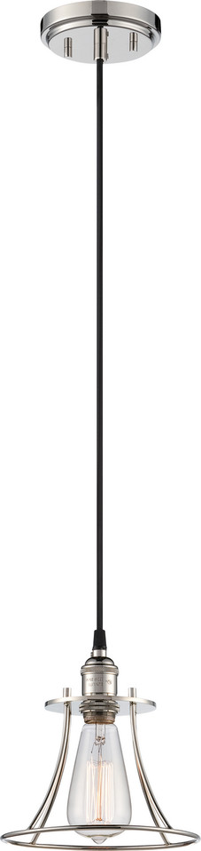 Nuvo Lighting - 60-5411 - One Light Pendant - Vintage - Polished Nickel