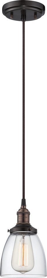 Nuvo Lighting - 60-5504 - One Light Pendant - Vintage - Rustic Bronze