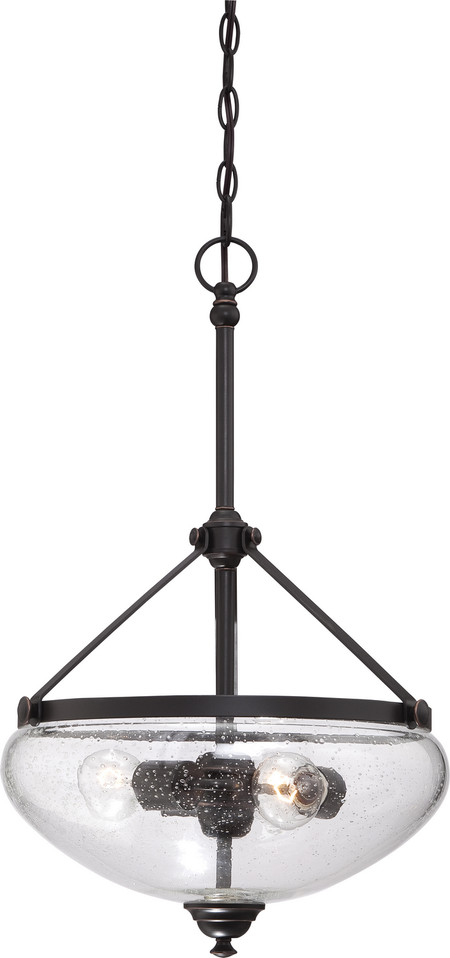 Nuvo Lighting - 60-5547 - Three Light Pendant - Laurel - Sudbury Bronze