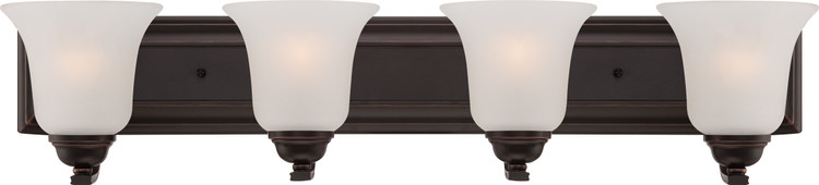 Nuvo Lighting - 60-5694 - Four Light Vanity - Elizabeth - Sudbury Bronze