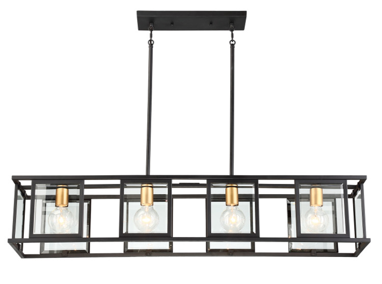 Nuvo Lighting - 60-6417 - Four Light Trestle - Payne - Midnight Bronze