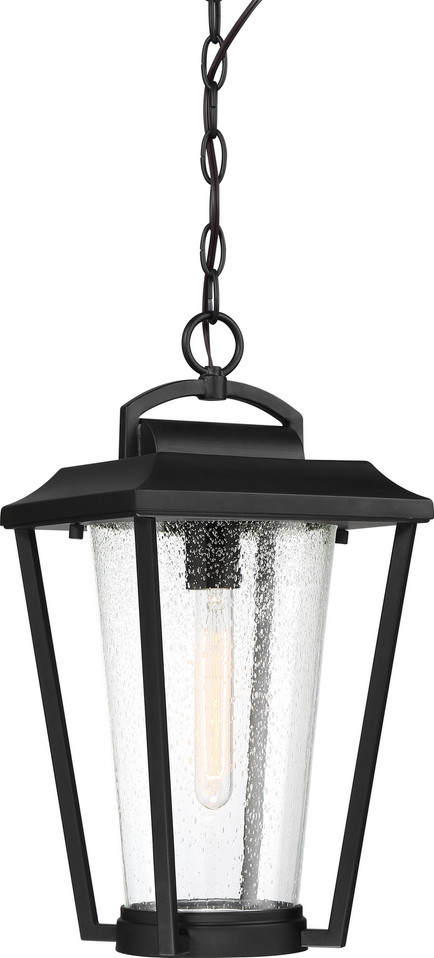 Nuvo Lighting - 60-6514 - One Light Hanging Lantern - Lakeview - Aged Bronze / Brass Accents