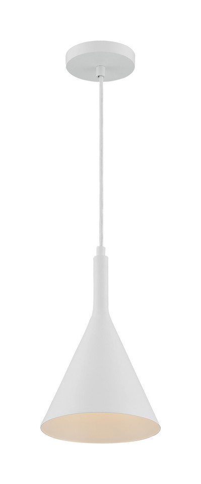 Nuvo Lighting - 60-7137 - One Light Pendant - Lightcap - Matte White