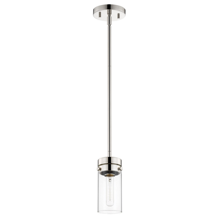Nuvo Lighting - 60-7629 - One Light Mini Pendant - Intersection - Polished Nickel Nuvo Lighting - 60-7629 - One Light Mini Pendant - Intersection - Polished Nickel