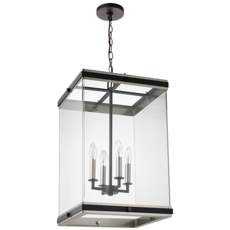 Nuvo Lighting - 60-7659 - Four Light Foyer Pendant - Crossroads - Matte Black