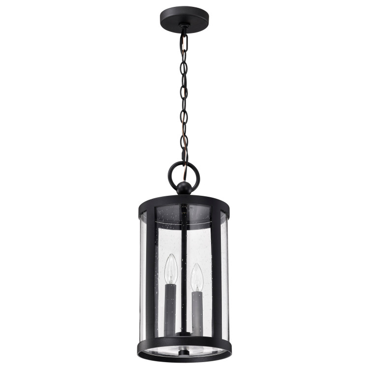 Nuvo Lighting - 60-8115 - Two Light Hanging Lantern - Broadstone - Matte Black