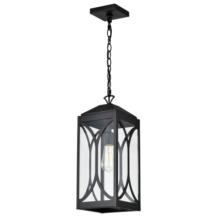 Nuvo Lighting - 60-8125 - One Light Hanging Lantern - Oaklyn - Matte Black