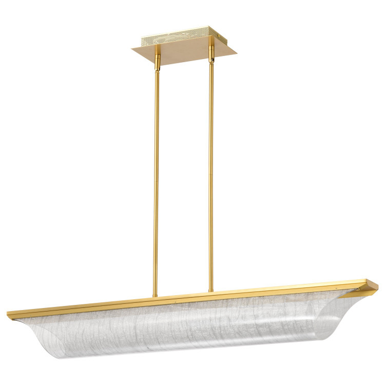 Nuvo Lighting - 62-2411 - LED Island Pendant - Idris - Vintage Brass