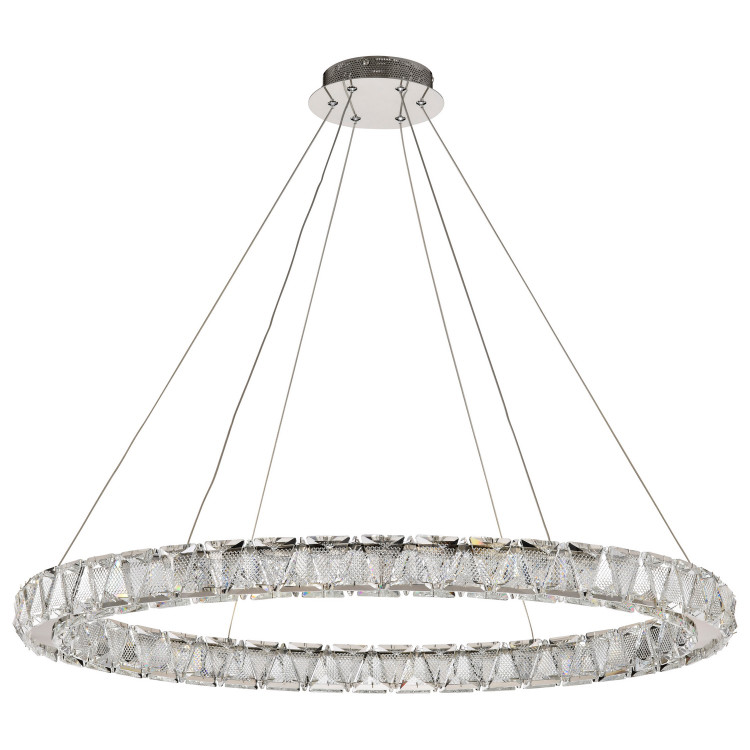 Nuvo Lighting - 62-2442 - LED Pendant - Asher - Polished Nickel Nuvo Lighting - 62-2442 - LED Pendant - Asher - Polished Nickel