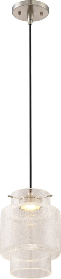 Nuvo Lighting - 62-878 - LED Mini Pendant - Del - Brushed Nickel