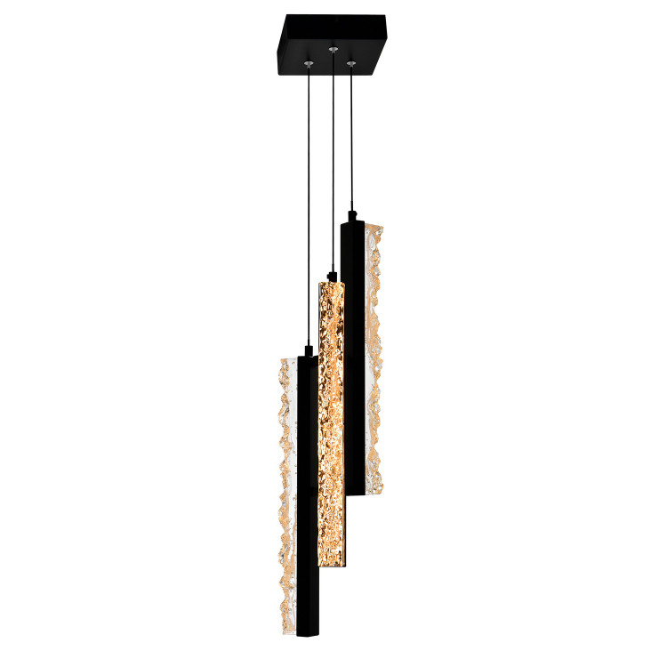 CWI Lighting - 1588P6-3-101 - LED Mini Pendant - Stagger - Black