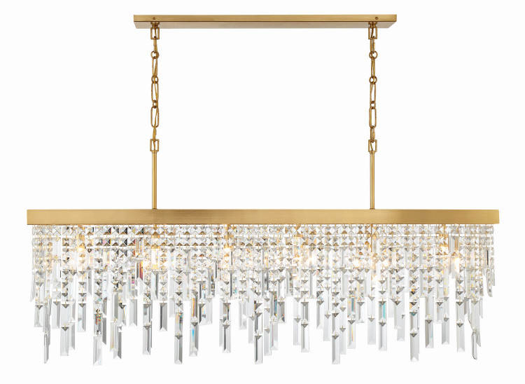 Crystorama - WIN-217-GA-CL-MWP - Six Light Chandelier - Winfield - Antique Gold Crystorama - WIN-217-GA-CL-MWP - Six Light Chandelier - Winfield - Antique Gold