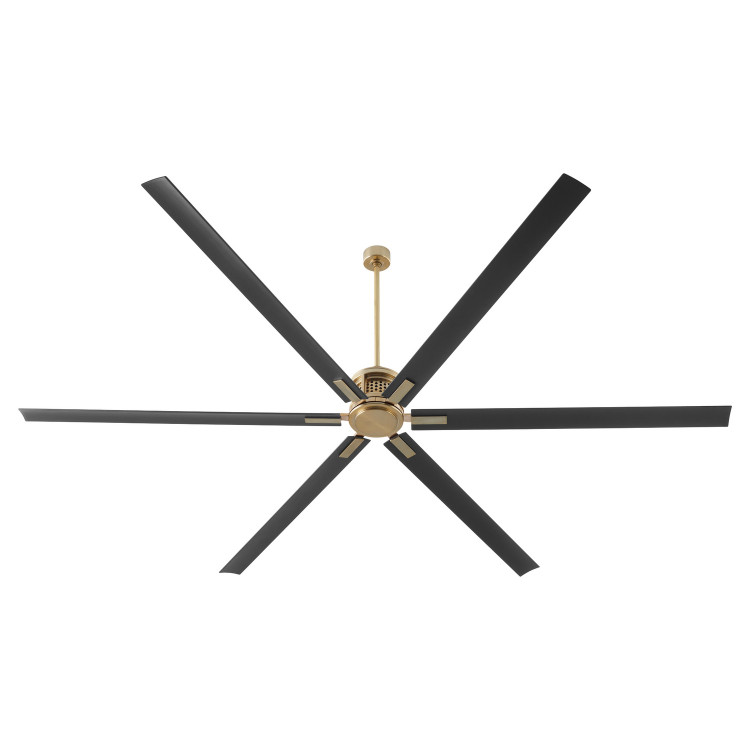 Quorum - 101206-80 - 120 Ceiling Fan - Zeus - Aged Brass